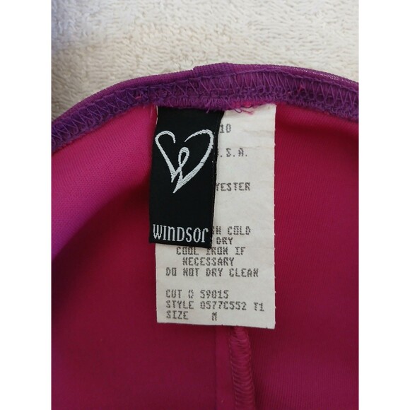 Windsor Beaded Waist Party Cocktails Dress Purple Medium Cocktails Embellished - Picture 14 of 15